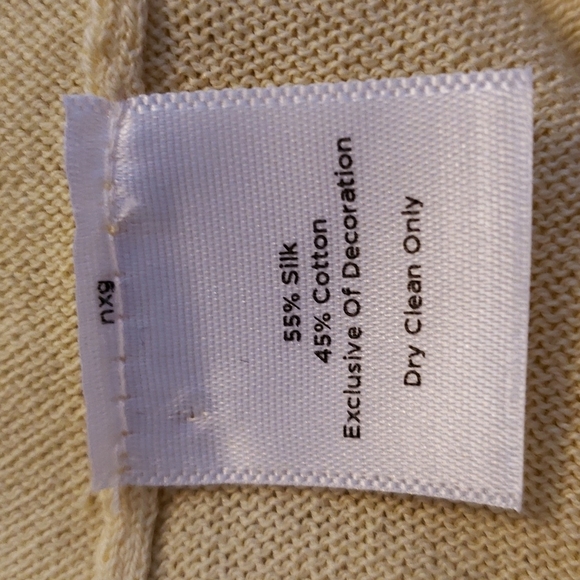 Talbots Silk Sweater Cardigan Button Down Lightweight Comfy Soft Vintage Summer - Picture 7 of 10